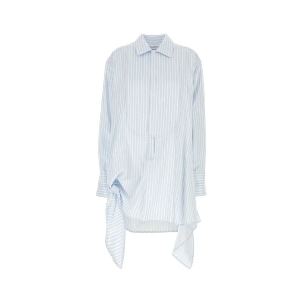 Jw Anderson Women Embroidered Cotton Shirt Dress